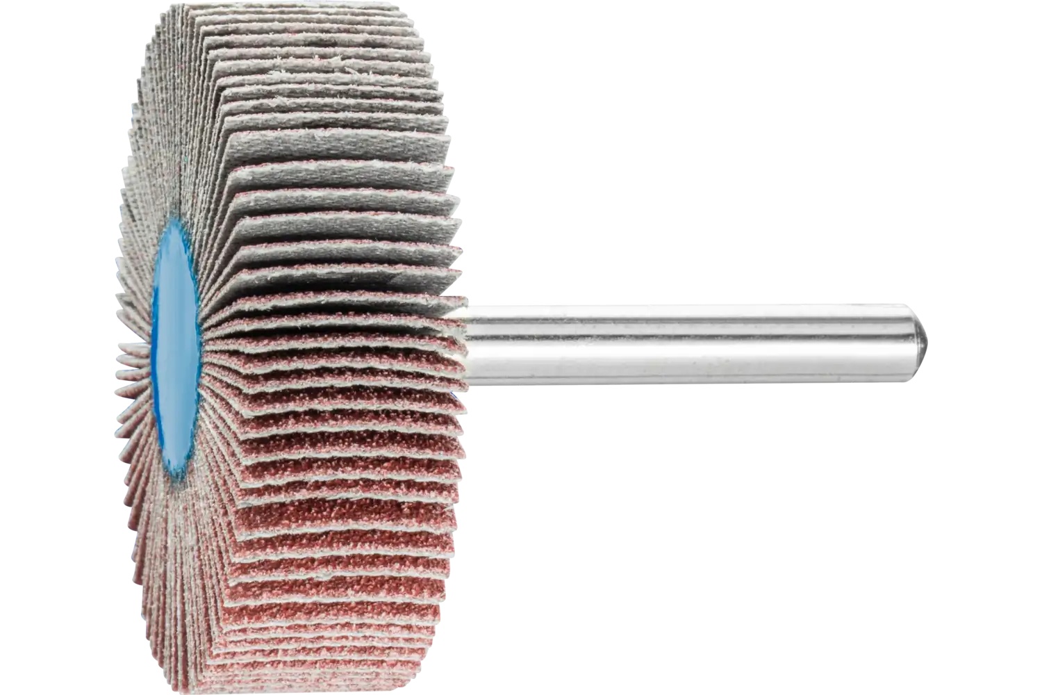 Picture of Pferd Mounted Flap Wheel, 2" X 1/2, 80 Grit, 1/4" Shank, Aluminum Oxide